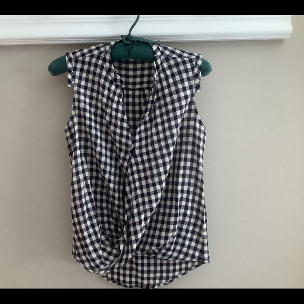 11-1 TYLHO. Anthro  Checkered Shirt
